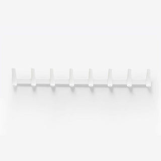 Pedrali Flag Wall 5150W8 wall-mounted coat hanger 8 hooks Pedrali White BI200 - Buy now on ShopDecor - Discover the best products by PEDRALI design