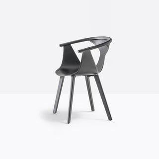 Pedrali Fox 3725 armchair with ash legs - Buy now on ShopDecor - Discover the best products by PEDRALI design