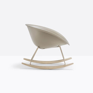 Pedrali Gliss 350 Swing rocking chair sand - Buy now on ShopDecor - Discover the best products by PEDRALI design