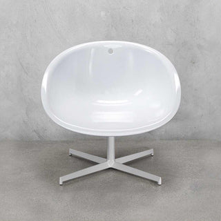 Pedrali Gliss 360 white lounge chair - Buy now on ShopDecor - Discover the best products by PEDRALI design