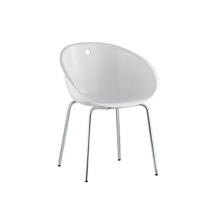 Pedrali Gliss 900 armchair with chromed legs - Buy now on ShopDecor - Discover the best products by PEDRALI design