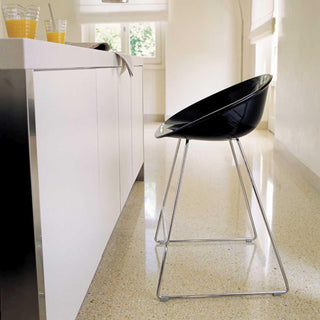 Pedrali Gliss 906 stool with sled base and seat H.75 cm. - Buy now on ShopDecor - Discover the best products by PEDRALI design