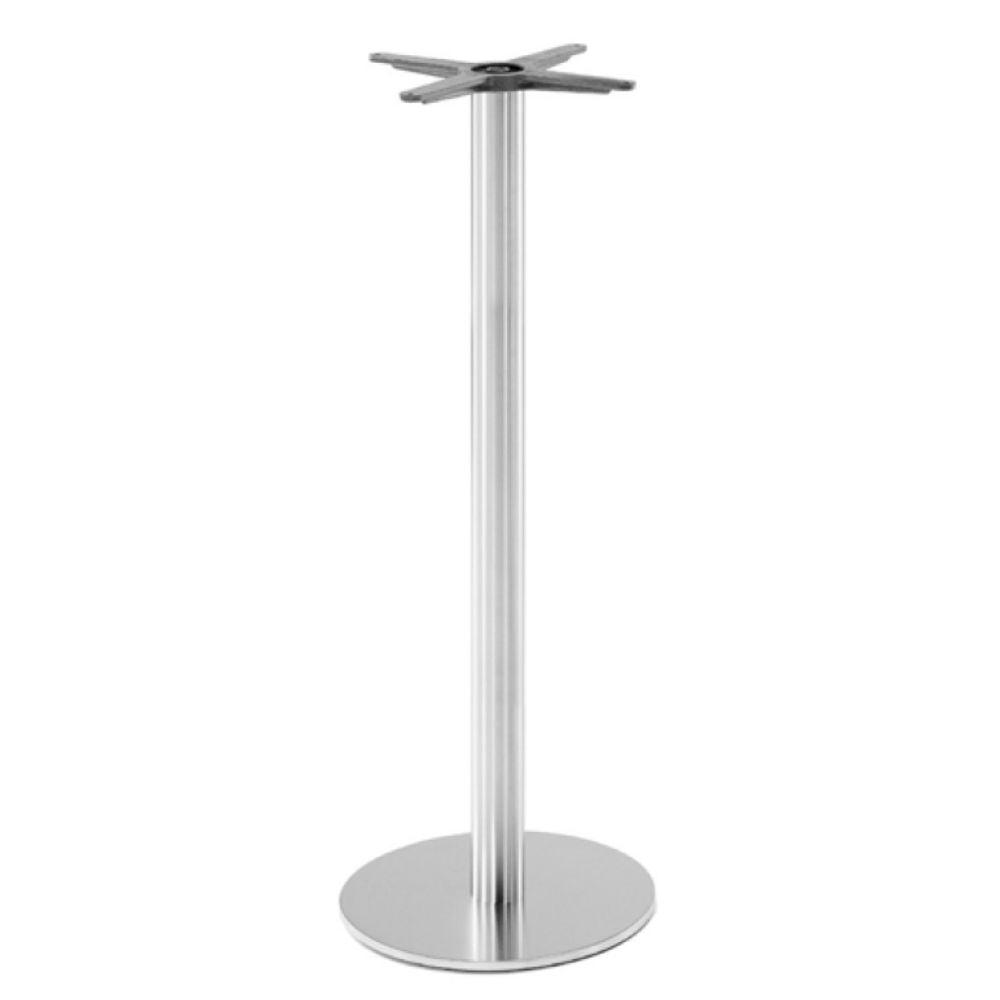 Pedrali Inox 4414 table base brushed steel H.110 cm.