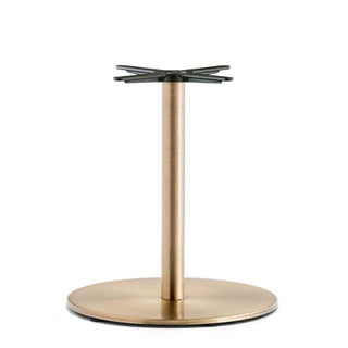 Pedrali Inox 4431 table base antique brass H.28 47/64 inch - Buy now on ShopDecor - Discover the best products by PEDRALI design