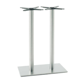 Pedrali Inox 4464 rectangular table base polished steel H.110 cm. - Buy now on ShopDecor - Discover the best products by PEDRALI design
