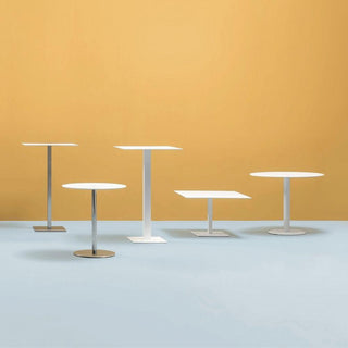 Pedrali Inox 4491 table base brushed steel H.73 cm. - Buy now on ShopDecor - Discover the best products by PEDRALI design