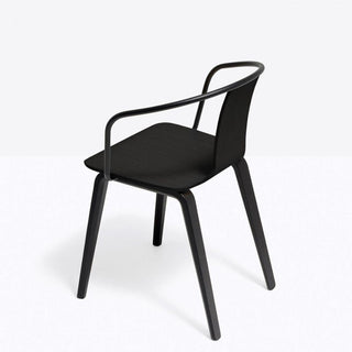 Pedrali Jamaica 2915 armchair black aniline - Buy now on ShopDecor - Discover the best products by PEDRALI design