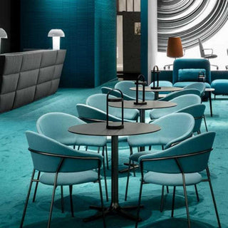 Pedrali Jazz 3716 padded armchair in velvet or fabric - Buy now on ShopDecor - Discover the best products by PEDRALI design