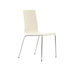 Pedrali Kuadra 1151 stackable garden chair Pedrali Ivory AV - Buy now on ShopDecor - Discover the best products by PEDRALI design