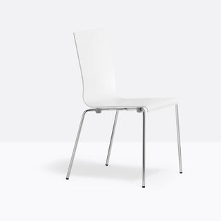 Pedrali Kuadra 1151 stackable garden chair White - Buy now on ShopDecor - Discover the best products by PEDRALI design