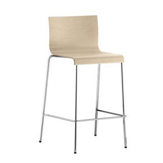 Pedrali Kuadra 1332 stackable wooden stool with seat H.67 cm. Pedrali Bleached oak RS - Buy now on ShopDecor - Discover the best products by PEDRALI design