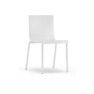 Pedrali Kuadra XL 2401 plastic chair White - Buy now on ShopDecor - Discover the best products by PEDRALI design