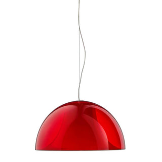 Pedrali Lighting Time L002S/BA suspension lamp with double diffuser Pedrali Transparent Red RT - Buy now on ShopDecor - Discover the best products by PEDRALI design