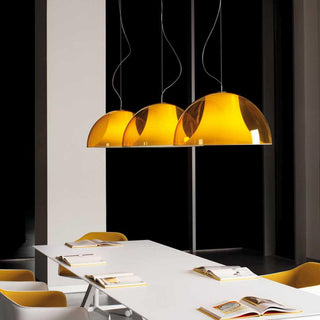 Pedrali Lighting Time L002S/BA suspension lamp with double diffuser - Buy now on ShopDecor - Discover the best products by PEDRALI design
