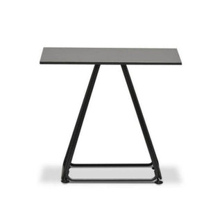 Pedrali Lunar 5443 low table with black solid laminate top 60x60 cm. - Buy now on ShopDecor - Discover the best products by PEDRALI design