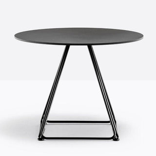 Pedrali Lunar 5443 low table with solid laminate top diam.60 cm. - Buy now on ShopDecor - Discover the best products by PEDRALI design