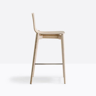 Pedrali Malmo 232 ash stool with seat H.65 cm. - Buy now on ShopDecor - Discover the best products by PEDRALI design