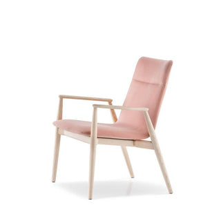 Pedrali Malmo 298 Relax lounge armchair with ash structure - Buy now on ShopDecor - Discover the best products by PEDRALI design