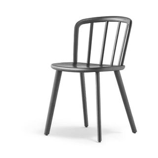 Pedrali Nym 2830 chair in solid ash Pedrali Black aniline ash AN - Buy now on ShopDecor - Discover the best products by PEDRALI design