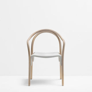 Pedrali Soul 3745 armchair in natural ash for indoor use Pedrali Bleached oak RS - Buy now on ShopDecor - Discover the best products by PEDRALI design