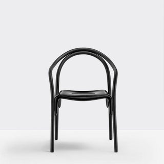 Pedrali Soul 3745 armchair in natural ash for indoor use Pedrali Black aniline ash AN - Buy now on ShopDecor - Discover the best products by PEDRALI design