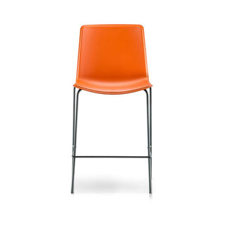 Pedrali Tweet 892 stool with seat H.65 cm. Pedrali Orange AR500E - Buy now on ShopDecor - Discover the best products by PEDRALI design