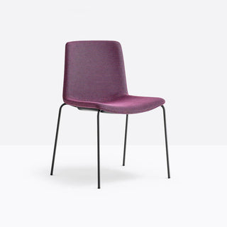 Pedrali Tweet Soft 890/2 padded chair in fabric Fuchsia - Buy now on ShopDecor - Discover the best products by PEDRALI design