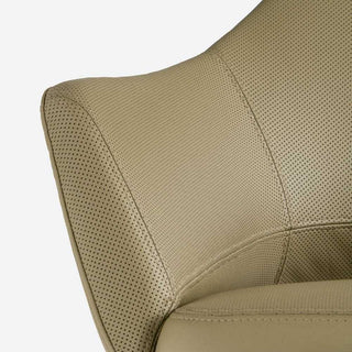Pedrali Vic 645 padded armchair in leather - Buy now on ShopDecor - Discover the best products by PEDRALI design