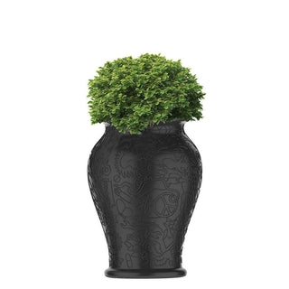 Qeeboo Ming planter and champagne cooler Black - Buy now on ShopDecor - Discover the best products by QEEBOO design
