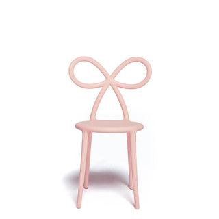 Qeeboo Ribbon Set of 2 Chairs in polyethylene Qeeboo Pink - Buy now on ShopDecor - Discover the best products by QEEBOO design