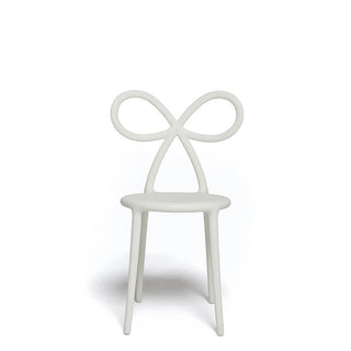 Qeeboo Ribbon Set of 2 Chairs in polyethylene White - Buy now on ShopDecor - Discover the best products by QEEBOO design
