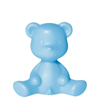 Qeeboo Teddy Boy indoor table lamp in polyethylene Qeeboo Light blue - Buy now on ShopDecor - Discover the best products by QEEBOO design