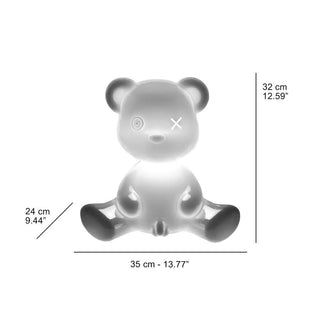Qeeboo Teddy Boy indoor table lamp Metal Finish - Buy now on ShopDecor - Discover the best products by QEEBOO design