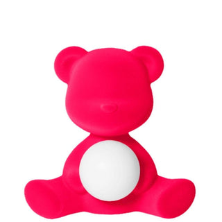 Qeeboo Teddy Girl table lamp Velvet Finish Qeeboo Fuxia velvet - Buy now on ShopDecor - Discover the best products by QEEBOO design