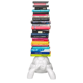 Qeeboo Turtle Carry Bookcase bookshelf White - Buy now on ShopDecor - Discover the best products by QEEBOO design