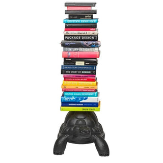Qeeboo Turtle Carry Bookcase bookshelf Black - Buy now on ShopDecor - Discover the best products by QEEBOO design