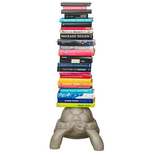 Qeeboo Turtle Carry Bookcase bookshelf Qeeboo Dove grey - Buy now on ShopDecor - Discover the best products by QEEBOO design