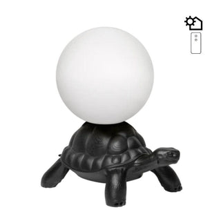 Qeeboo Turtle Carry Lamp floor lamp in the shape of a turtle Black - Buy now on ShopDecor - Discover the best products by QEEBOO design