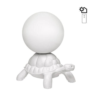 Qeeboo Turtle Carry Lamp floor lamp in the shape of a turtle White - Buy now on ShopDecor - Discover the best products by QEEBOO design