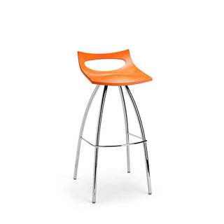 Scab Diablito stool seat h. 65 cm by Luisa Battaglia Scab Orange 30 - Buy now on ShopDecor - Discover the best products by SCAB design