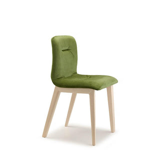 Scab Natural Alice Pop chair bleached beech legs Scab Green V4 38 - Buy now on ShopDecor - Discover the best products by SCAB design