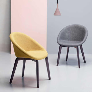 Scab Natural Giulia Pop chair natural beech legs and fabric seat - Buy now on ShopDecor - Discover the best products by SCAB design