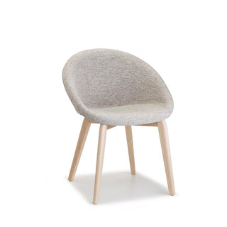 Scab Natural Giulia Pop chair natural beech legs and fabric seat Scab Cord T6 28 - Buy now on ShopDecor - Discover the best products by SCAB design