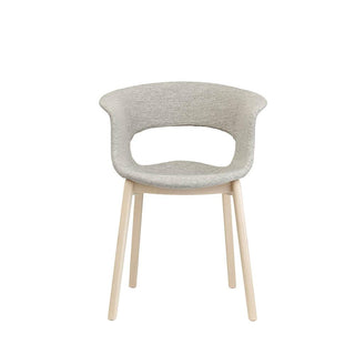Scab Natural Miss B Pop armchair natural beech legs and fabric seat Scab Cord T6 28 - Buy now on ShopDecor - Discover the best products by SCAB design