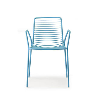 Scab Summer armchair with armrests by Roberto Semprini Scab Light blue VZ - Buy now on ShopDecor - Discover the best products by SCAB design