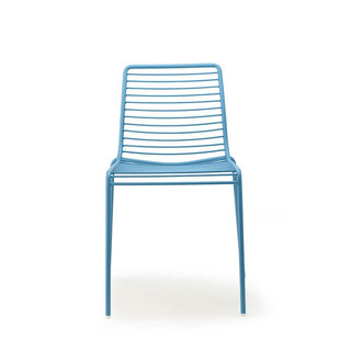 Scab Summer chair Steel by Roberto Semprini Scab Light blue VZ - Buy now on ShopDecor - Discover the best products by SCAB design
