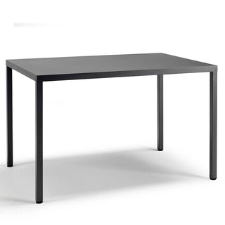 Scab Summer rectangular table 120 x 80 cm by Roberto Semprini Scab Anthracite VA - Buy now on ShopDecor - Discover the best products by SCAB design