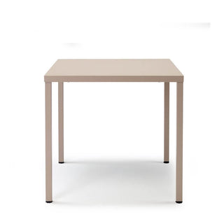 Scab Summer square table 80 x 80 cm by Roberto Semprini Scab Dove grey VT - Buy now on ShopDecor - Discover the best products by SCAB design