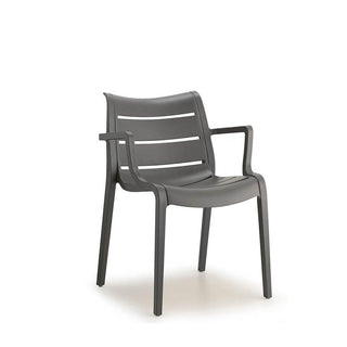 Scab Sunset armchair Technopolymer by Luisa Battaglia Scab Anthracite 81 - Buy now on ShopDecor - Discover the best products by SCAB design