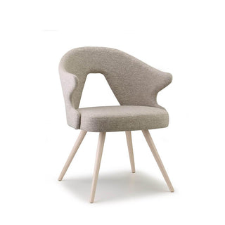Scab You armchair bleached beech and fabric seat Scab Cord T6 28 - Buy now on ShopDecor - Discover the best products by SCAB design